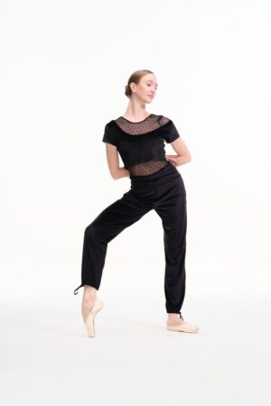 Women’s velvet short top AC-016VV