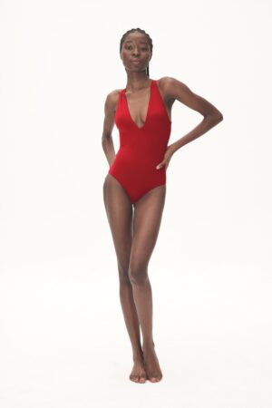Women’s Deep V Swimsuit  PL-015