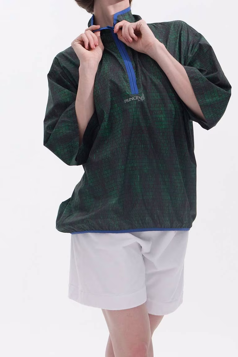 Lightweight Half-Zip Stand Collar Top 2026SS-FR-004 - Image 3