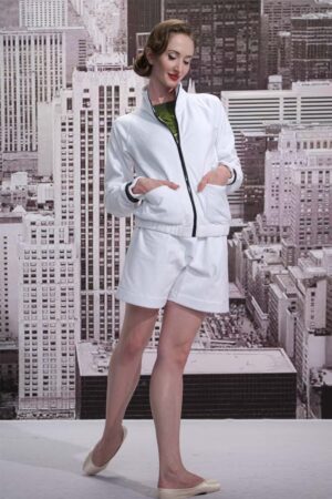 Women’s Terry Cloth Shorts and Jacket Set DW-016
