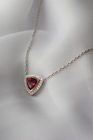 Triangle Tourmaline Necklace