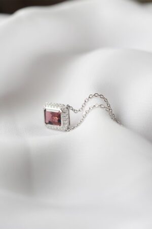 Rectangular Tourmaline Necklace